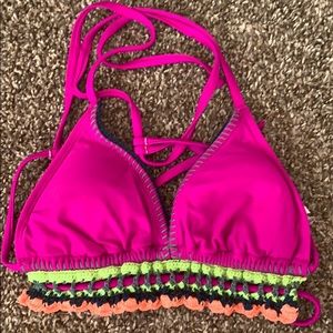Purple Target bikini top